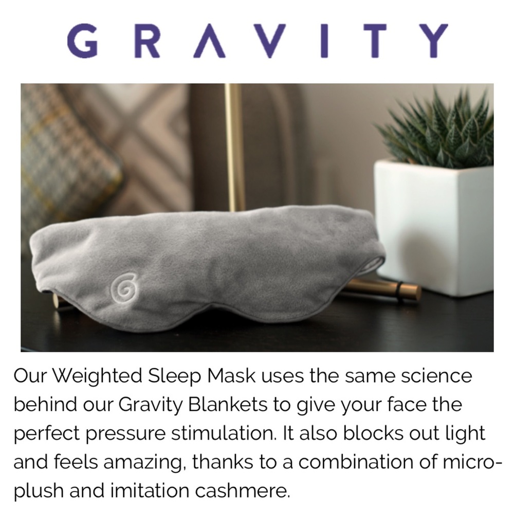 🆕😴 Weighted Sleep Mask - Picture 2 of 7